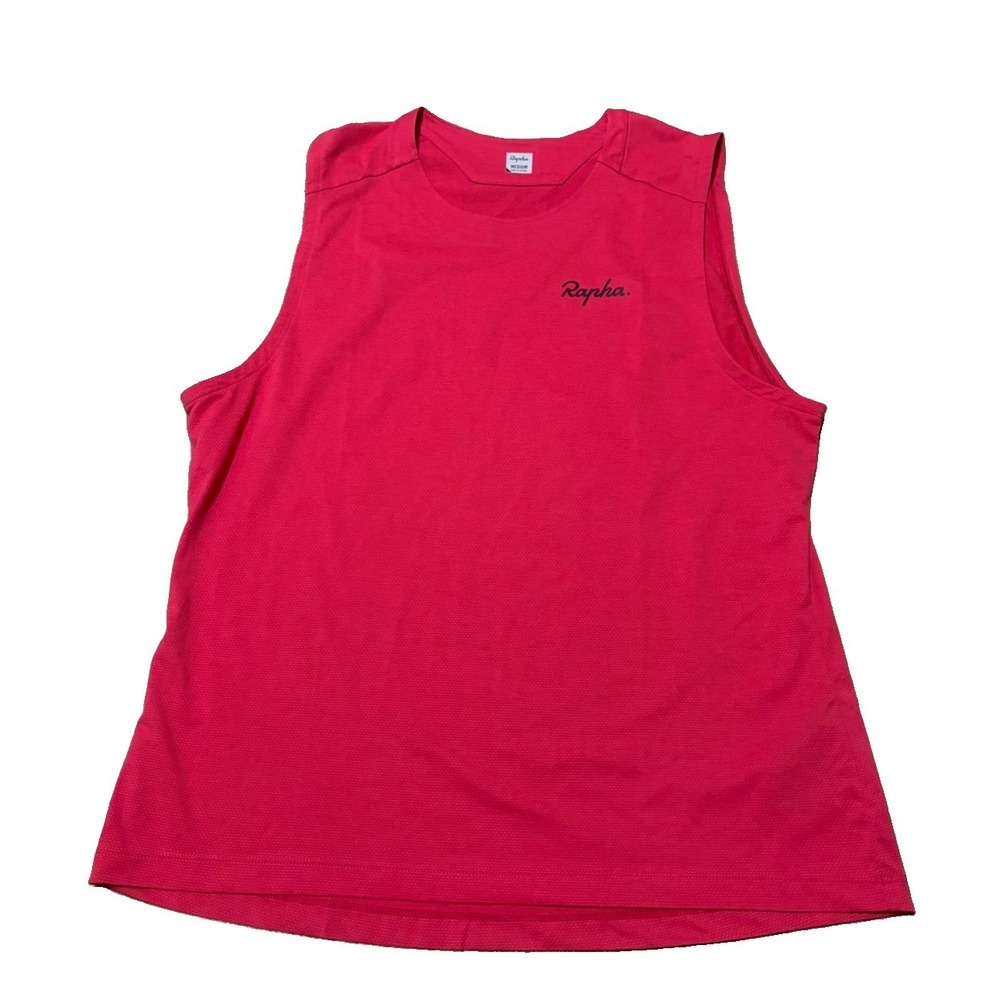 Rapha Womens M MTB Trail Tank Top Cycling Breathable Lightweight Pink Logo Sport